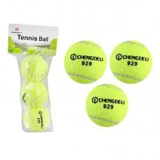 М'ячики для великого теннісу 929M, в наборі 3 штуки