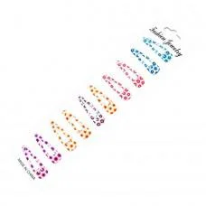 Затискач дитячий для волосся "Ромашка" 1200-049, 10 пар