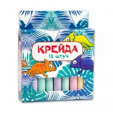 Крейда "Маленький круглий" 50107, 18 штук, різнокольорова