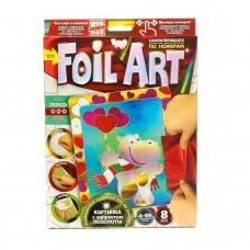 Набір креативної творчості "Аплікація" FAR-01-01…10 кольорова фольга Бегемот