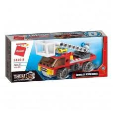 Конструктор Qman 1410-1-8 Пожарная техника, 79 дет Skywalker Rescue Vehicle