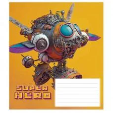 Тетрадь ученическая "Super hero" 012-3298K-5 в клетку, 12 листов