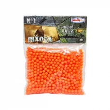 Пластикові кульки (кульки) для дитячої зброї 1-153, 6 мм 500 шт Помаранчевий