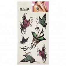 Тимчасове татуювання "Метелики Tattoo" 1020-HM343