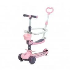 Самокат дитячий триколісний 5 в 1 JR3-133-P, колеса зі світлом