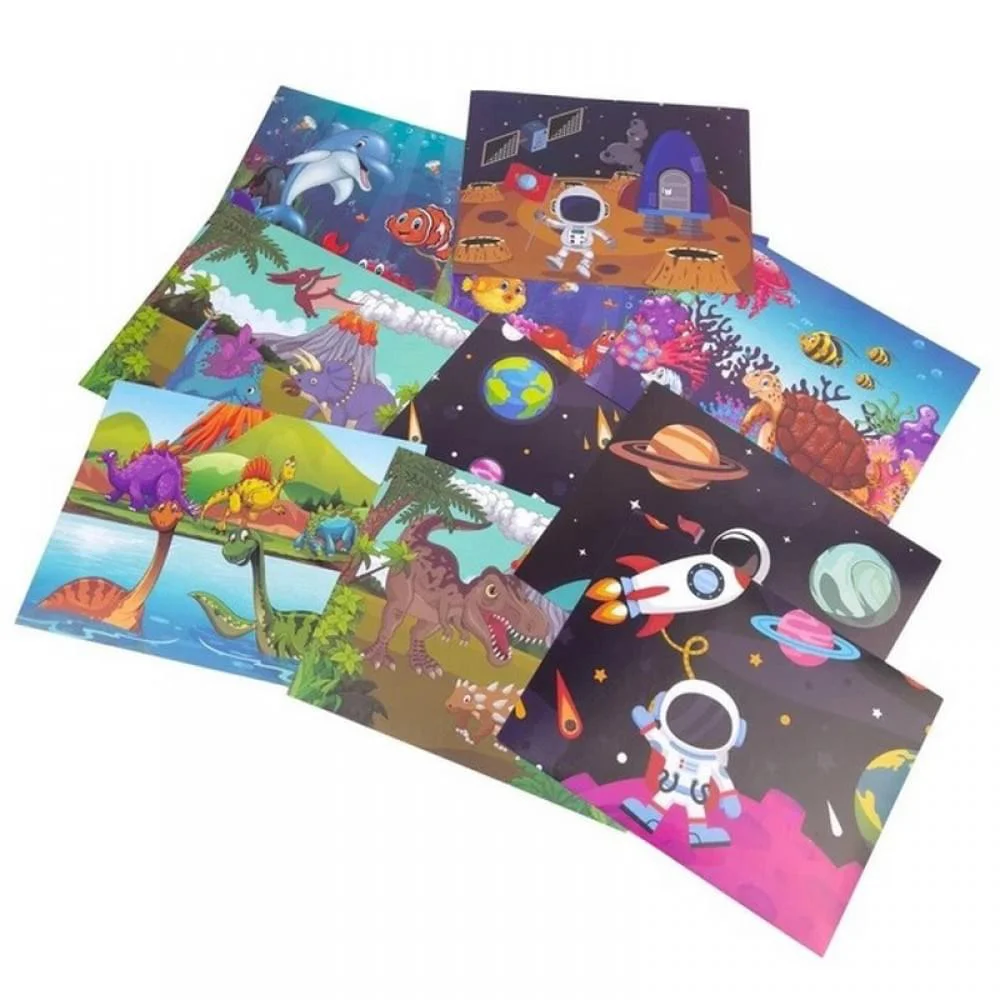 Набір для творчості 3D ручка AK 0011(Yellow) 17 см, 9 трафаретів