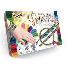 Набір креативної творчості "Фенечки" Danko Toys FIM-01-01-08 з муліне Вид 8