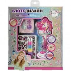 Дитячий набір кометики "Мейкап і тату" T20723 палетка 4 кольори