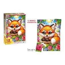 Дитяча гра-пазл "Лисеня" Енергія Плюс 188366, 12 елементів
