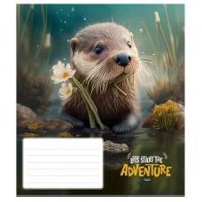 Тетради ученические "Adventure" 012-3291K-3 в клетку, 12 листов