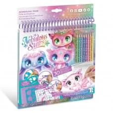 Набір для творчості Скетчбук: Зіркові друзі Nebulous Stars 11141 з олівцями