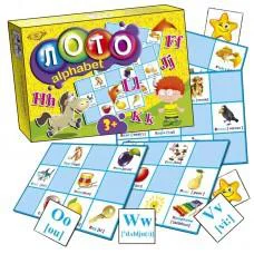 Настільна розвиваюча гра "Лото ALPHABET" MKM0327 англ. мовою