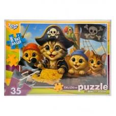 Дитячі м'які пазли "Пухнасті пірати" S35-11-06, 35 елементів