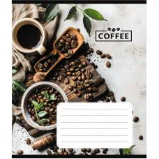 Зошит учнівський "Кавові зерна" 048-590111K-1 в клітинку, 48 аркушів