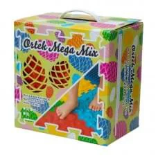 Набір масажних килимків "Мега Мікс" Ортек 10175-OTK 16 елементів, 27x28 см Набір масажних килимків "Мега Мікс" Ортек 10175-OTK 16 елементів, 27x28 см