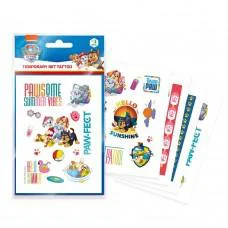 Набор детских временных татуировок "Paw Patrol" 200436, 4 листа