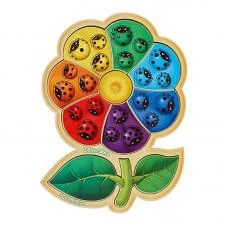 Настільна розвиваюча гра "Квітка-семиквітка-2" Ubumblebees (ПСФ039) PSF039 сортер з картками