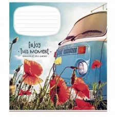 Тетрадь ученическая "Enjoy this moment" 012-2896L-2 в линию, 12 листов