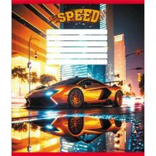 Зошит учнівський "Нічні вогні" 012-520156L-2 в лінію, 12 аркушів
