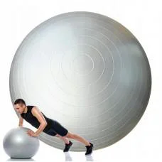 Фітбол м'яч для фітнесу HMS NE-FB-65G, сірий 65 см