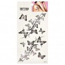 Тимчасове татуювання "Метелики на гілці Tattoo" 1020-HM1644