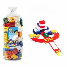 Детский конструктор „Юни-блок”-70 70118 из 70 больших деталей