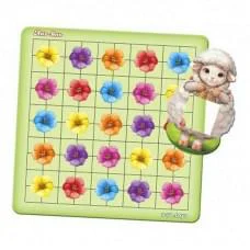 Дерев'яний пазл-сортер "Вівця на галявині" Ubumblebees (ПСФ096) PSF096, 20 карток