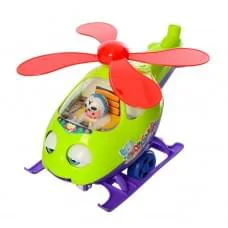 Дитяча каталка на палиці "Вертоліт" 0302(Green) зелена
