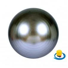 М'яч для фітнесу (фітбол) "HMS" 487-626-1-G з насосом 65 см