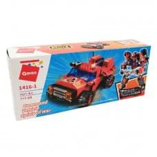 Дитячий Конструктор Qman 1416-1-6 транспорт, 88 дет Command Vehicle