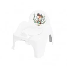 Горщик - стільчик "Дикий захід: Лисичка" Tega Baby DZ-007-103-LISEK білий