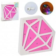 Дитячий нічник Кристал MD 2242 дерев'яний