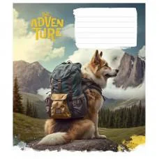 Тетради ученические "Best adventure" 012-3285L-3 в линию, 12 листов