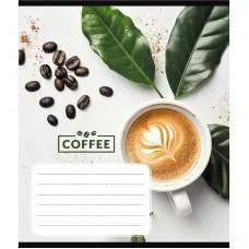 Зошит учнівський "Кавові зерна" 048-590111K-3 в клітинку, 48 аркушів