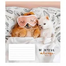 Тетради ученические "Be joyful always" 012-3263L-1 в линию, 12 листов