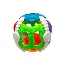 Погремушка детская со звоночком 801-4D в виде шара