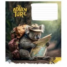 Тетради ученические "Best adventure" 012-3285L-4 в линию, 12 листов