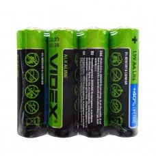 Батарейка лужна Videx Alkaline Videx LR6 AAx4, LR06/AA блістер 4 штуки пальчики блістер Батарейка лужна Videx Alkaline Videx LR6 AAx4, LR06/AA блістер 4 штуки пальчики блістер