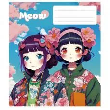 Тетрадь общая "Kawaii" 048-3302L-5 в линию, 48 листов