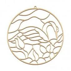 Заготовка для витражной живописи "Лебединая песня" FDSGB-09