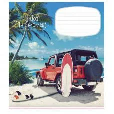 Тетрадь ученическая "Enjoy this moment" 012-2896L-5 в линию, 12 листов