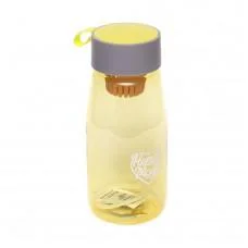 Пластикова пляшка для води із ситечком 2315 0.7 літра Жовтий