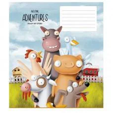 Тетради ученические "Enjoy my story" 018-2458L-5 в линию, 18 листов