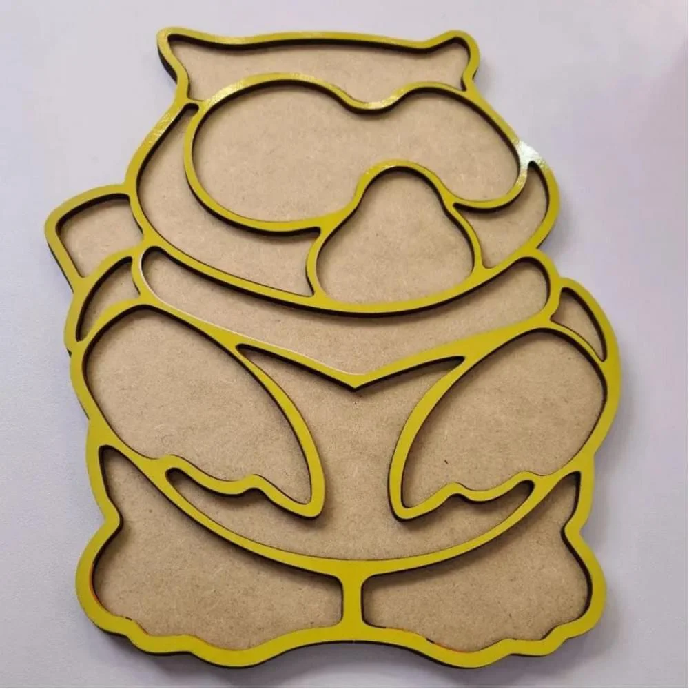 Дерев'яний пазл-вкладиш "Сова" Ubumblebees (ПСД087) PSD087 пазл-контур