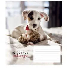 Тетради ученические "Be joyful always" 012-3263L-3 в линию, 12 листов