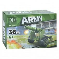 Дитячий конструктор "Військова техніка" KB 2016G 36 деталей