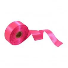 Атласна стрічка для рукоділля АБ-338, 2,5 см x 23 м, Малиновий