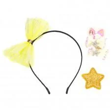 Дитячий набір "Принцеса" 0105-036-6 обруч, резинка, затискач