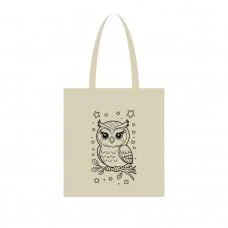 Екосумка для покупок "Сова" Сумка-шоппер 190CCT-3 38 x 42 см (190г/м2)