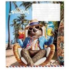 Тетради ученические "Cool vacation" 012-3318K-4 в клетку, 12 листов